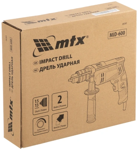 Фото дрель ударная mtx mid-600 фото 7 Дрель ударная MTX MID-600 в наличии фото 7