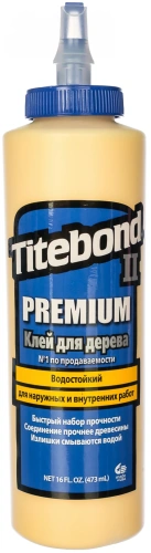 Фото клей titebond для столяр. работ влагост. 473мл Клей Titebond для столяр. работ влагост. 473мл в наличии