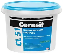Мастика гидроизолирующая Ceresit CL51 (5кг) каталог