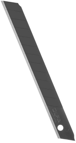 Лезвия д/ножа OLFA BLACK  9мм (10 шт.) в наличии