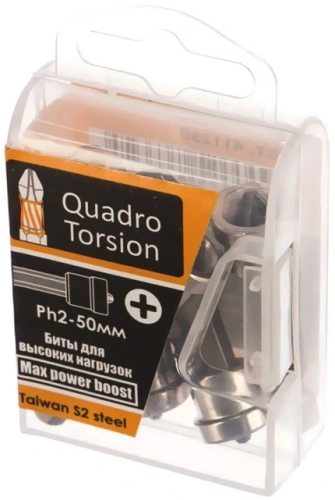 Фото бита quadro torsion ph 2х50 с ограничит. фото 3 Бита Quadro Torsion PH 2х50 с ограничит. в наличии фото 3