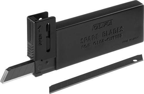Лезвия д/ножа OLFA BLACK  9мм (10 шт.) в наличии фото 3