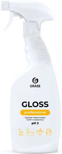 Фото grass чистящее средство для сан.узлов gloss 600мл 125533 GraSS Чистящее средство для сан.узлов Gloss 600мл 125533 в наличии