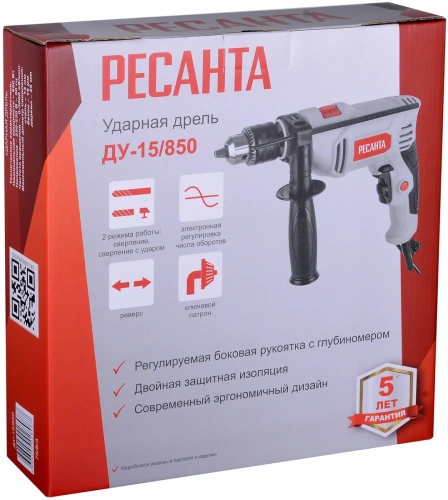 Фото дрель ударная ресанта ду-15/850 фото 2 Дрель ударная Ресанта ДУ-15/850 в наличии фото 2