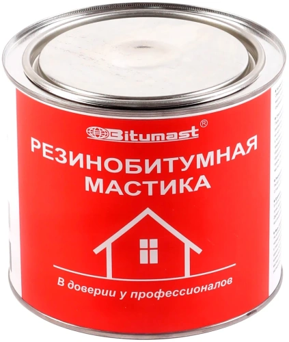 Фото мастика bitumast резинобитумная 2л Мастика BITUMAST резинобитумная 2л в наличии