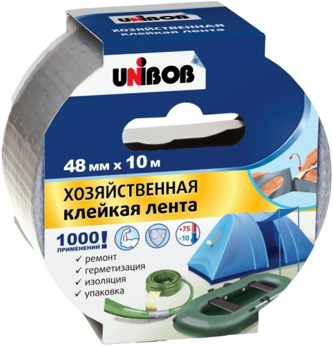 Лента армир.  хозяйств.  UNIBOB 48мм х 10м в наличии
