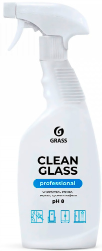 Фото grass очиститель стекол и зеркал clean glass 600мл 125552 GraSS Очиститель стекол и зеркал Clean Glass 600мл 125552 в наличии