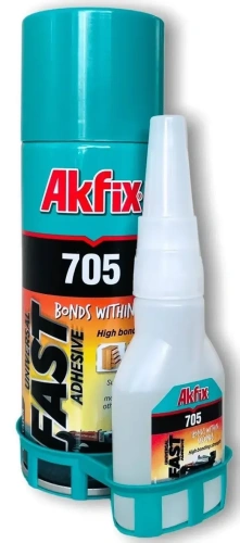 Фото клей akfix двухкомпонентный (65г+200мл) Клей AKFIX двухкомпонентный (65г+200мл) в наличии